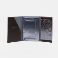 Обложка для паспорта и автодокументов, цвет коричневый Обложка для паспорта и автодокументов, цвет коричневый