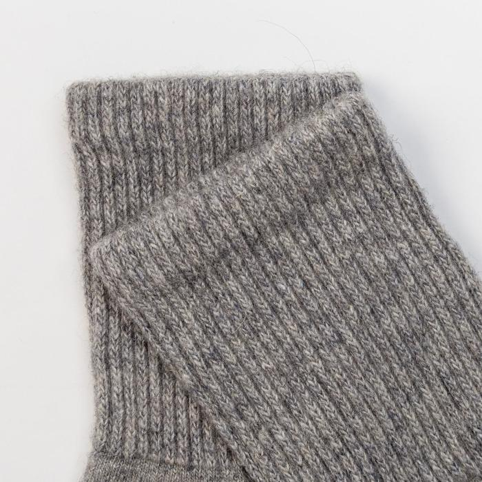 Носки мужские из монгольской шерсти, цвет серый, размер 29 (43-45)