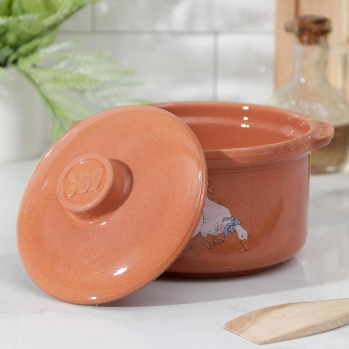 Горшок-сотейник &laquo;Гуси&raquo;, 1 л