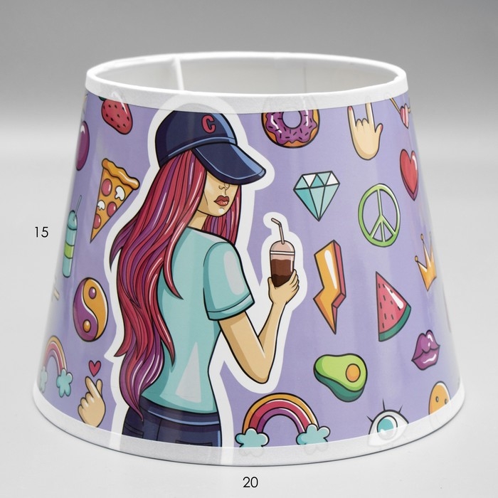 Абажур Абажур "Девушка" Е14 20х20х15 см