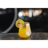 Стакан стеклянный Magistro &laquo;Дарио&raquo;, 450 мл, цвет перламутровый