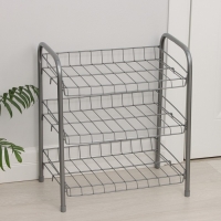 Этажерка для обуви, 46&times;28&times;52 см, цвет серый