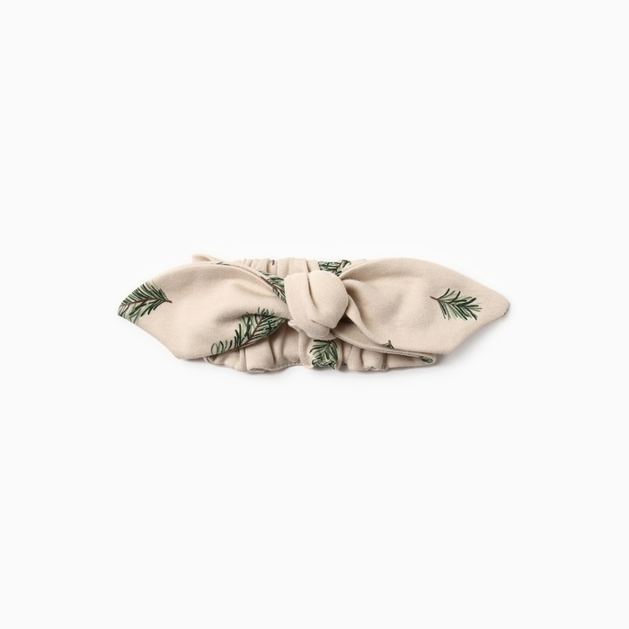 Платье с повязкой Крошка Я "Еловые веточки", рост 62-68 см