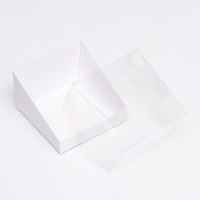 Кондитерская упаковка под бенто торт, 13,1 х 13,1 х 8,5 см Кондитерская упаковка под бенто торт, 13,1 х 13,1 х 8,5 см