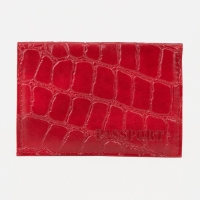 Обложка для паспорта, цвет красный Обложка для паспорта, цвет красный