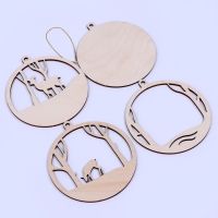 Заготовки для творчества. Деревянная ёлочная подвеска «Новый год! Олени в лесу» Заготовки для творчества. Деревянная ёлочная подвеска «Новый год! Олени в лесу»