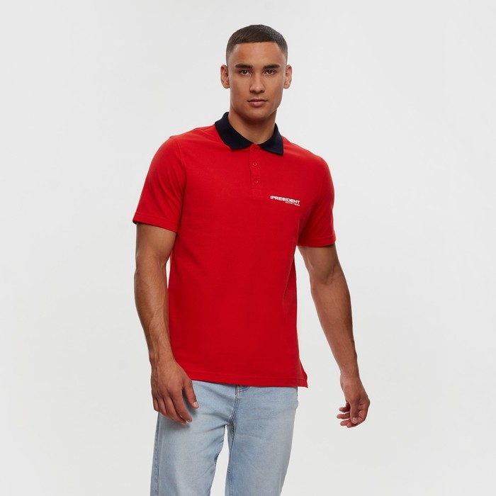 Поло President Sport, размер L, цвет красный