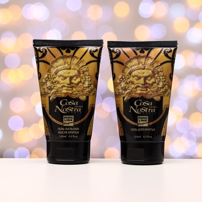 Подарочный набор косметики мужской Cosa Nostra, гель для бритья ,125 мл + гель-бальзам после бритья, 125 мл Подарочный набор косметики мужской Cosa Nostra, гель для бритья ,125 мл + гель-бальзам после бритья, 125 мл