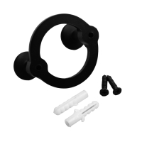 Крючок мебельный CAPPIO BELLO, двухрожковый, черный Крючок мебельный CAPPIO BELLO, двухрожковый, черный