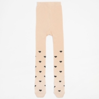 Колготки детские KAFTAN "Сердечки", 116-122 см, бежевый