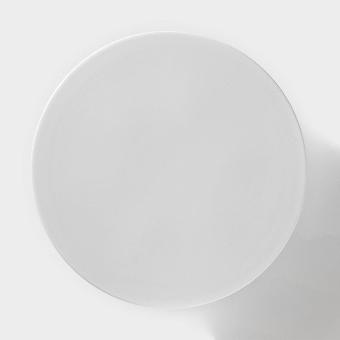 Тортовница фарфоровая на ножке, 25&times;9 см