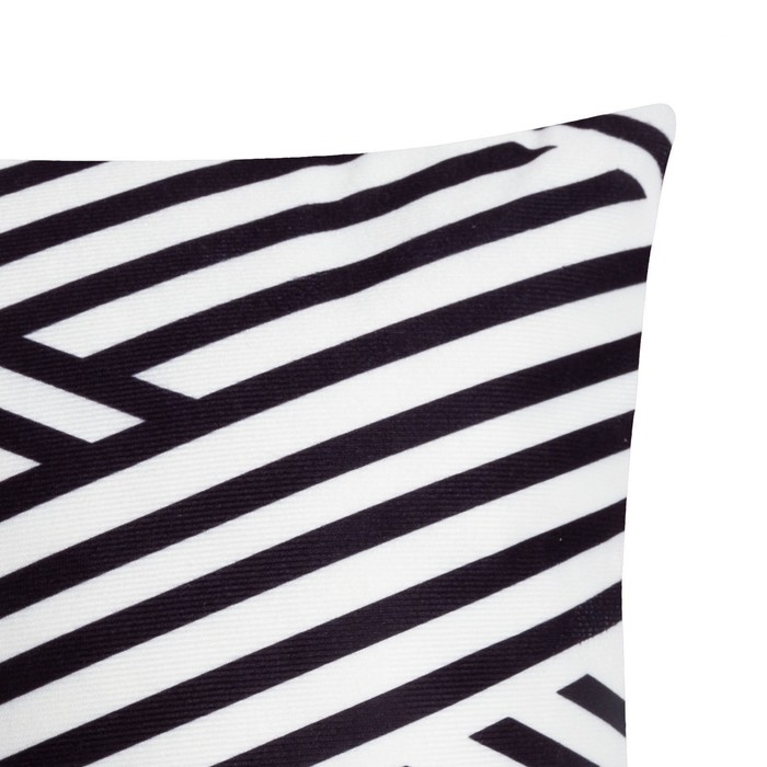 Наволочка декоративная Этель Геометрия &laquo;Полосы&raquo; 40х40 см, велюр