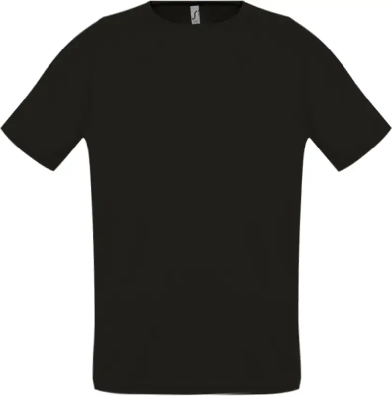 Футболка унисекс Sporty 140 черная, размер XL Футболка унисекс Sporty 140 черная, размер XL