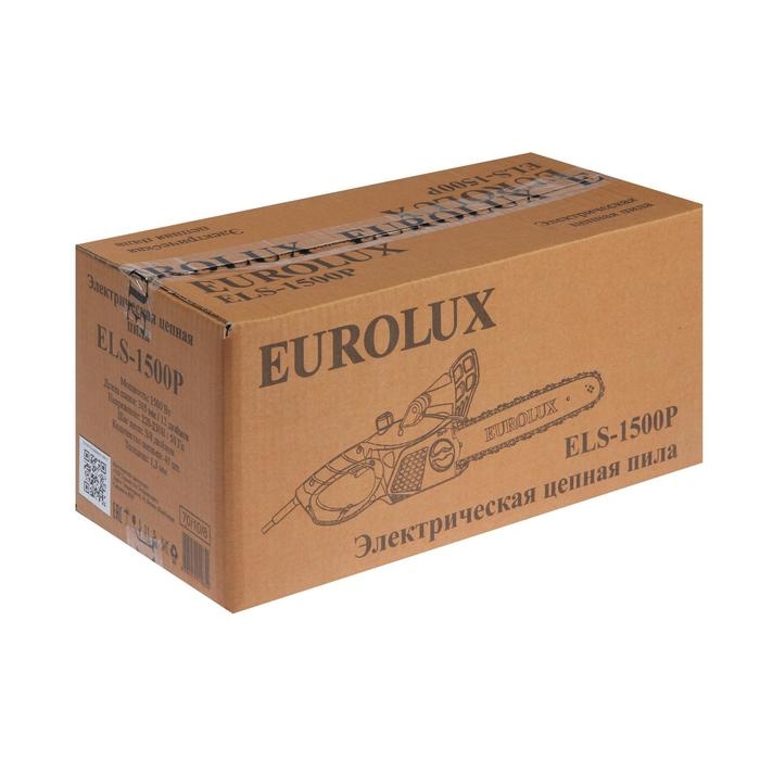 Электропила Eurolux ELS-1500P, 1500 Вт, 12 Электропила Eurolux ELS-1500P, 1500 Вт, 12", шаг 3/8", паз 1.3 мм, 45 звеньев