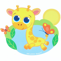 Подставка детская для ног &laquo;Жирафик&raquo;, ступенька