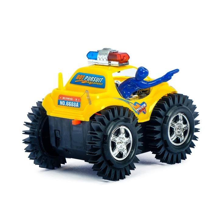 Машина-перевёртыш «Полиция», работает от батареек, цвета МИКС Машина-перевёртыш «Полиция», работает от батареек, цвета МИКС