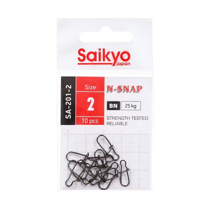 Застежка Saikyo SA-201-2, 10 шт Застежка Saikyo SA-201-2, 10 шт