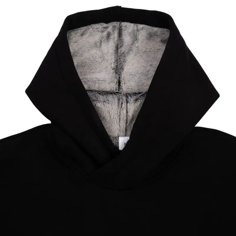 Худи Furry Oversize, черное, размер ХL/XXL