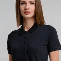 Рубашка поло женская Neptune темно-синяя, размер M