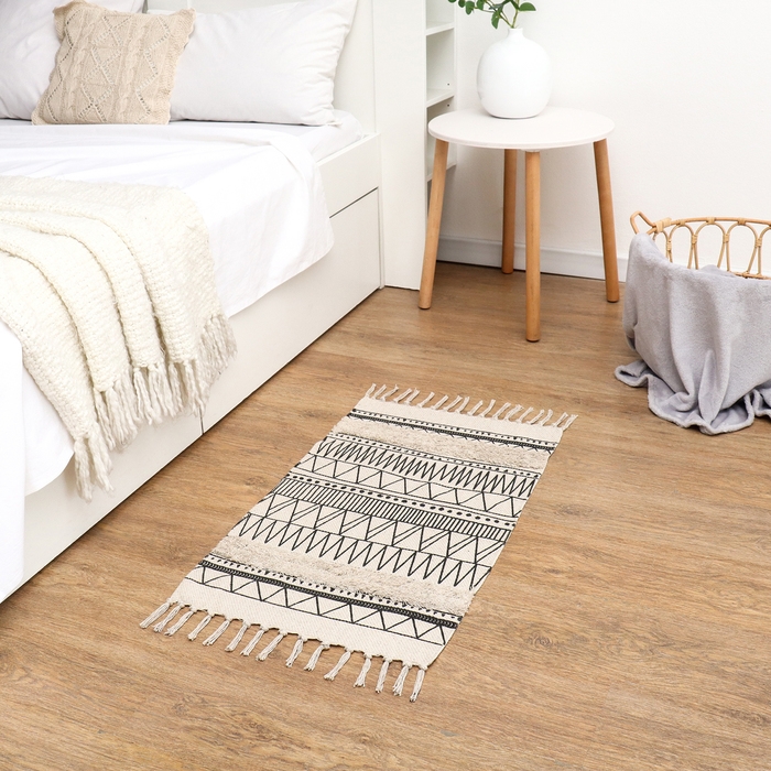 Ковер Geometric lines 50х80 &plusmn; 3 см, 1000 гр/м2, 100% хлопок