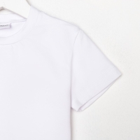 Футболка детская Basic line цвет белый, рост 98