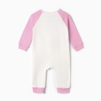 Комбинезон детский, цвет розовый, рост 68 см