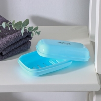 Мыльница пластиковая, 11×7,5×4 см, цвет МИКС Мыльница пластиковая, 11×7,5×4 см, цвет МИКС