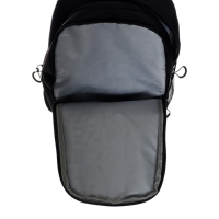 Рюкзак школьный Grizzly "Дино", 38 х 29 х 17.5 см, эргономичная спинка, чёрный/серый Рюкзак школьный Grizzly "Дино", 38 х 29 х 17.5 см, эргономичная спинка, чёрный/серый