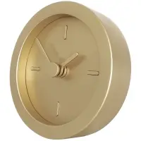 Часы настольные Bronco XXS Sarah, золотистые Часы настольные Bronco XXS Sarah, золотистые