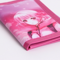 Кошелёк детский на липучке &laquo;Выбражулька&raquo;, цвет розовый