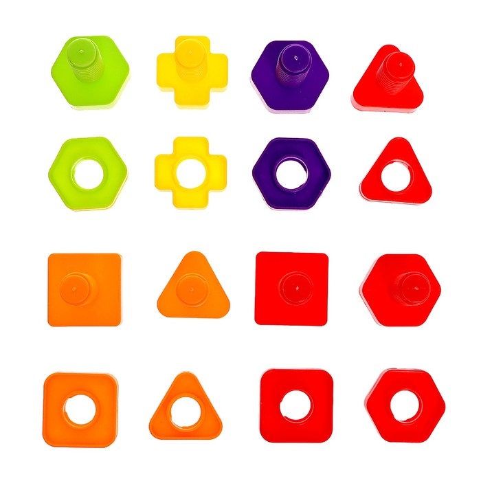 Конструктор &laquo;Болты и гайки&raquo;, 10 карточек, транспорт