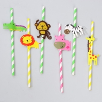 Трубочки для коктейля «Сафари», набор 6 шт. Трубочки для коктейля «Сафари», набор 6 шт.