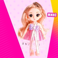 Кукла модная шарнирная «Вуд» в платье, МИКС Кукла модная шарнирная «Вуд» в платье, МИКС