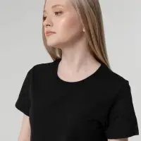 Футболка женская T-bolka Lady, черная, размер 3XL