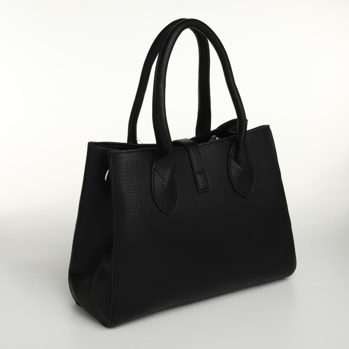 Сумка женская на молнии, TEXTURA, средний размер, цвет чёрный Сумка женская на молнии, TEXTURA, средний размер, цвет чёрный