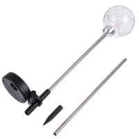 Садовый светильник на солнечной батарее &laquo;Шар&raquo;, 70 см, 20 LED, свечение мульти