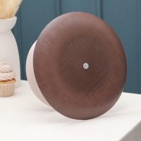 Этажерка &laquo;Капучино. Мокко&raquo;, стеклянная, двухъярусная, d=21/28 см