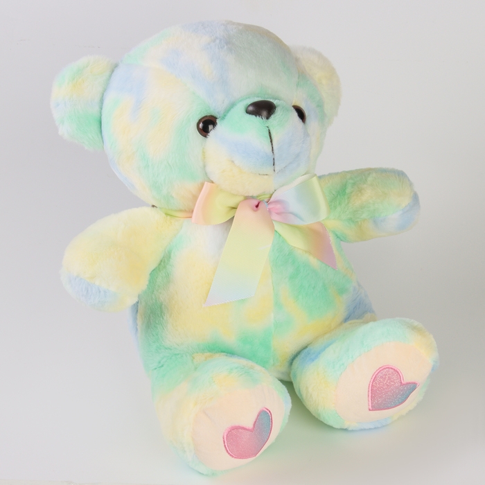 Мягкая игрушка &laquo;Медведь&raquo; с бантиком, цвет зелёный, 43 см