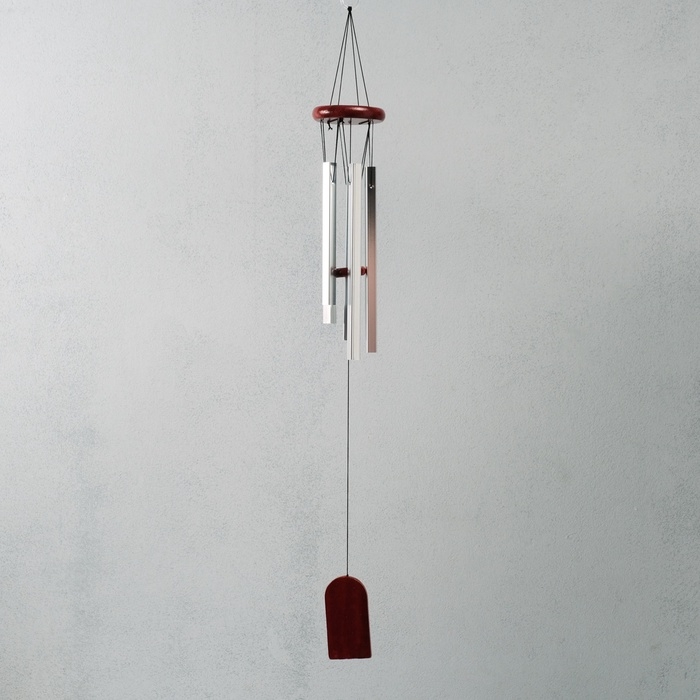 Музыка ветра металл Музыка ветра металл "Квадратные трубы" 5 трубок 74 см