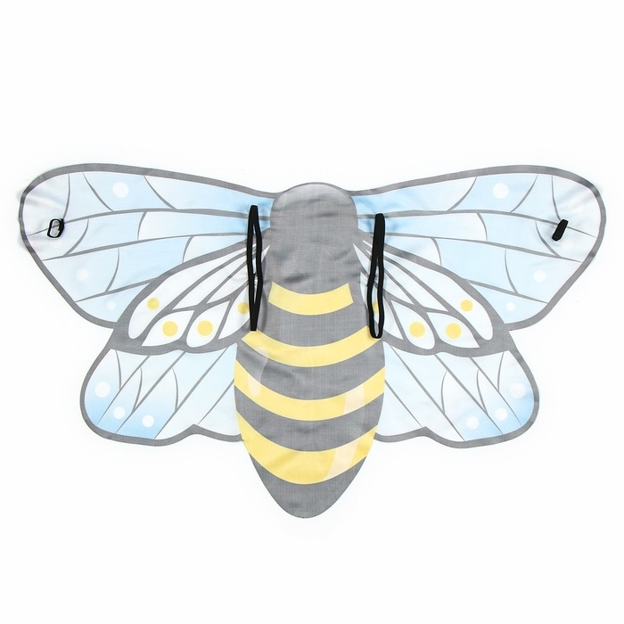 Карнавальные крылья на резинках &laquo;Озорная пчёлка&raquo;, 60 &times; 100 см