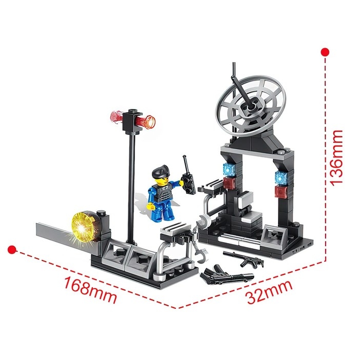 Конструктор Спецназ &laquo;База разведки&raquo;, 95 деталей