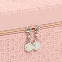 Шкатулка кожзам с зеркалом "Вязка. Розовый" набор 3 шт 21х13,5х13;18,5х10,5х10;16,5х15х23 см Шкатулка кожзам с зеркалом "Вязка. Розовый" набор 3 шт 21х13,5х13;18,5х10,5х10;16,5х15х23 см