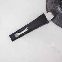 Ковш &laquo;Гранит Stаr&raquo;, 1,7 л, съёмная ручка, стеклянная крышка, антипригарное покрытие, цвет тёмно-синий