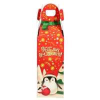 Новый год. Новогодний подарок "Дед мороз с пингвином", 150 г