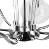 Люстра "Харми" 8xE27 40Вт серебро 62х62х41 см BayerLux Люстра "Харми" 8xE27 40Вт серебро 62х62х41 см BayerLux