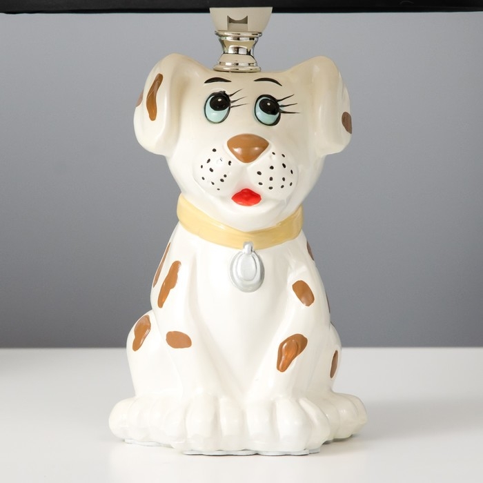 Лампа настольная "Довольный песик" h=18 см, (220V/Е14) МИКС RISALUX