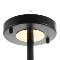 Люстра "Нестер" 6хLED 156Вт 3000-6000К черно-золотой 87х87х35 см BayerLux Люстра "Нестер" 6хLED 156Вт 3000-6000К черно-золотой 87х87х35 см BayerLux