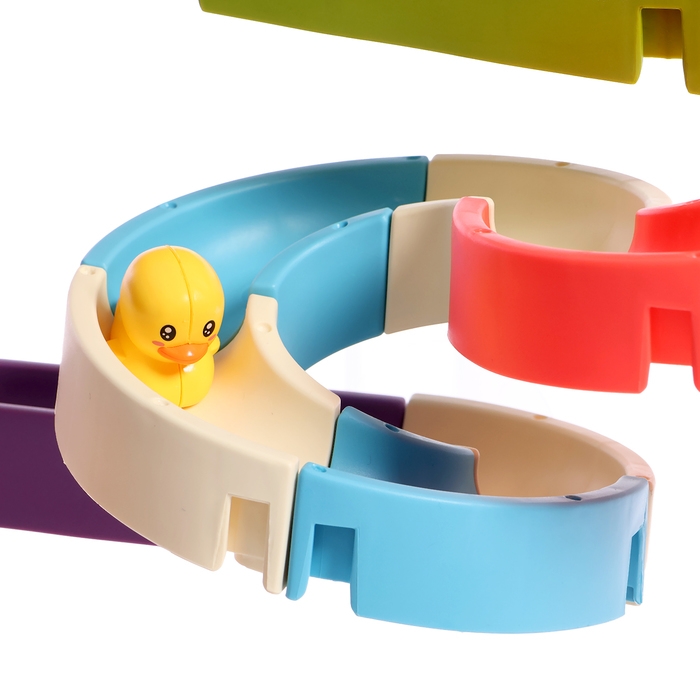 Игрушка для купания в ванной &laquo;Весёлые горки&raquo;, 34 детали