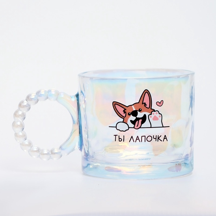 Кружка стеклянная &laquo;Ты лапочка&raquo;, 300 мл