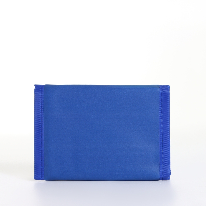 Кошелёк детский на липучке &laquo;Выбражулька&raquo;, цвет синий